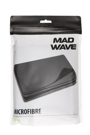 Полотенце из микрофибры Microfibre Towel 80х140 см (Унисекс; 80х140 см; Черный)
